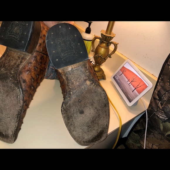 Tanner mark ostrich boots - Picture 7 of 7